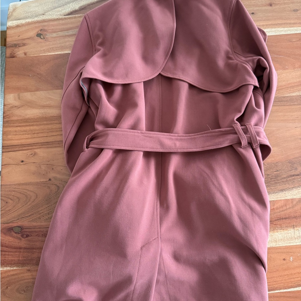 Abercrombie & Fitch Dusty Rose Trench Coat